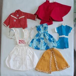 Vintage Barbie Doll Clothing Set 6 Pieces